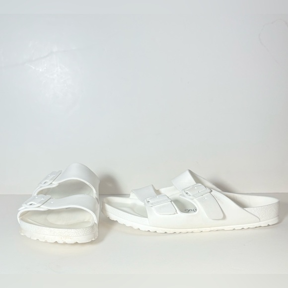 Birkenstock White Double Strap Sandals size 42 - Picture 4 of 8
